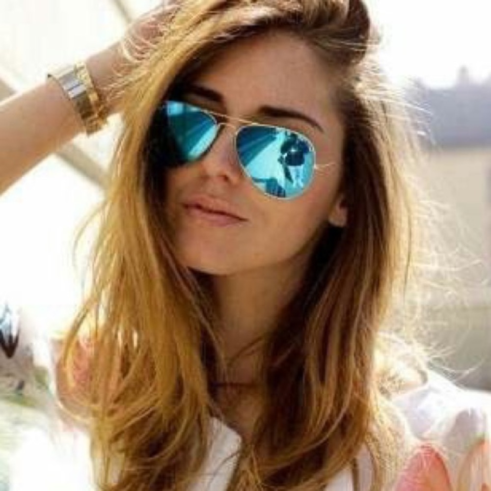 RAY BAN BLUE AVIATORS
